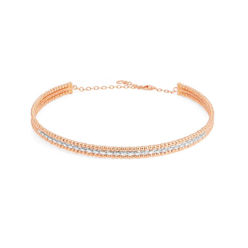 Lucien Rose Gold Marquise Diamond Choker