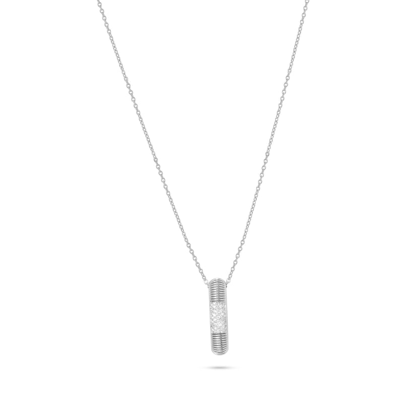 Lucien White Gold Diamond Pendant