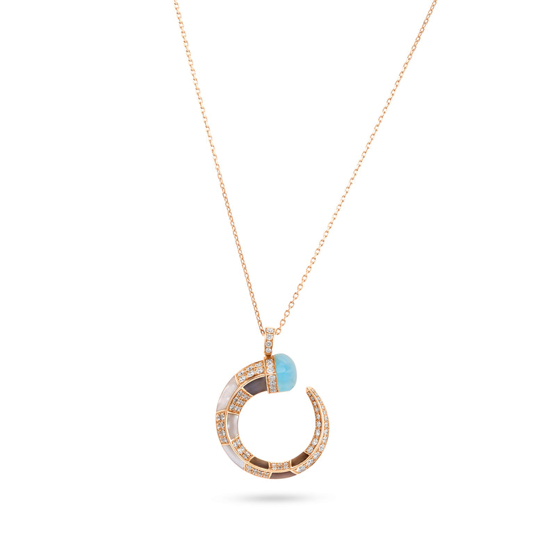 Rose Gold Diamond Pendant