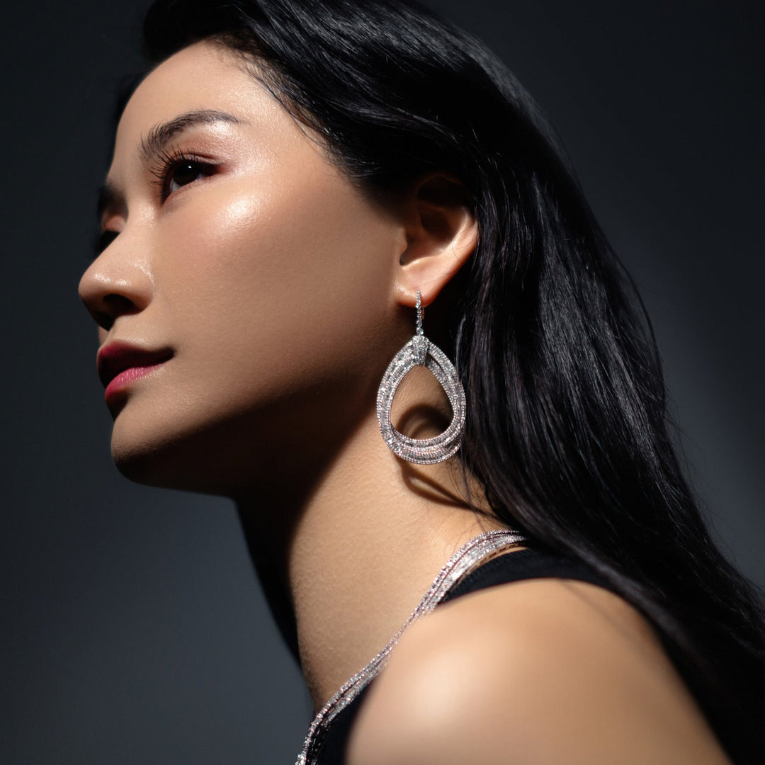 Dilara collection diamond earrings