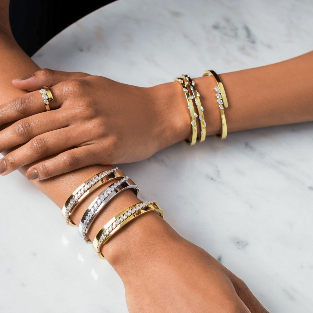 Étoile collection natural diamond bangles