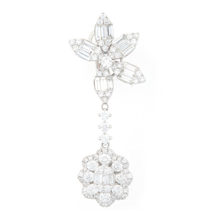 White Gold Diamond Earrings