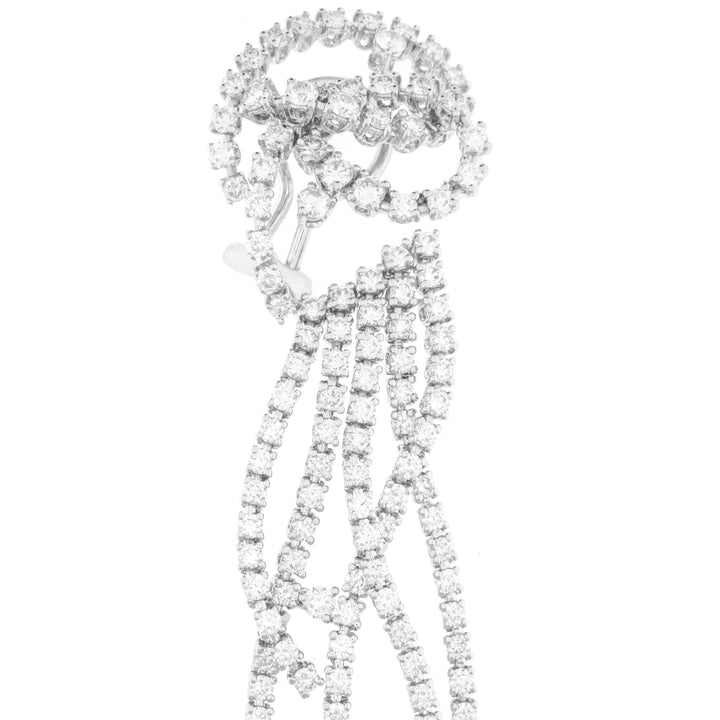White Gold Diamond Earring
