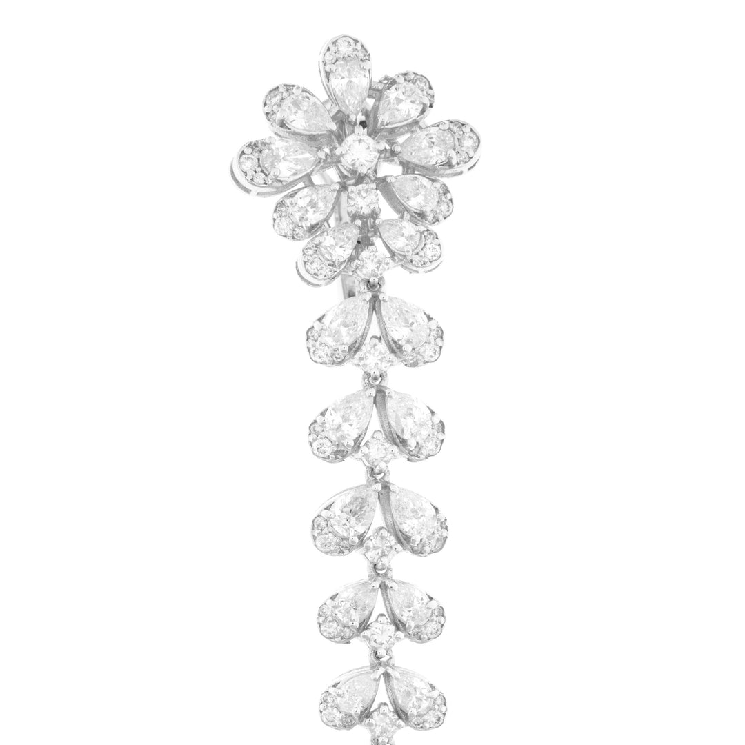 Pear Shape Diamond Earrings