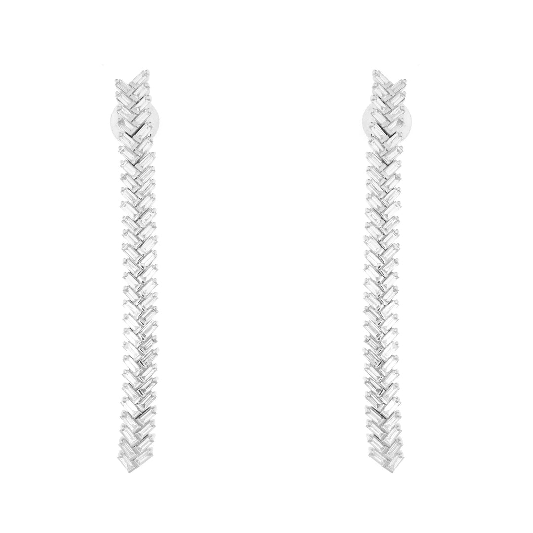 White Gold Diamond Earrings