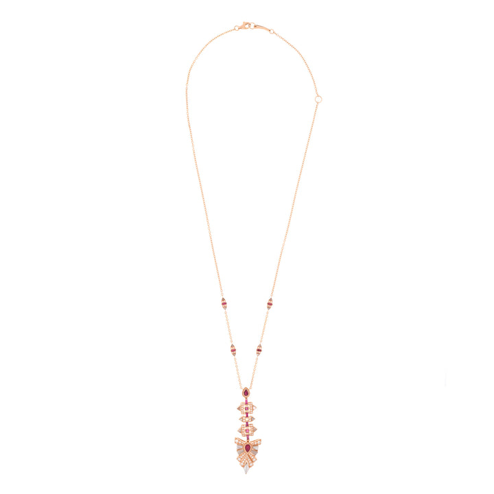 VISTA Rose Gold Diamond Pendant 
