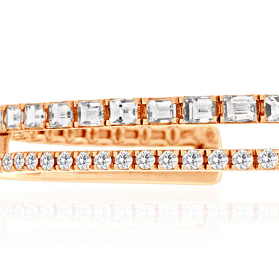 DILARA Rose Gold Special Diamond Bangle