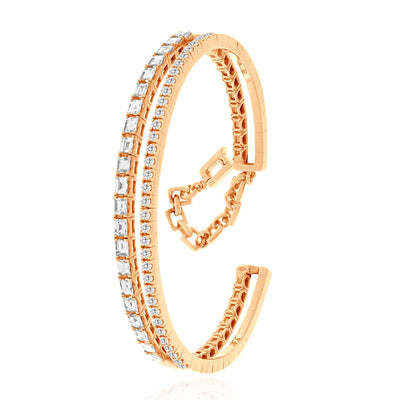 DILARA Rose Gold Special Diamond Bangle