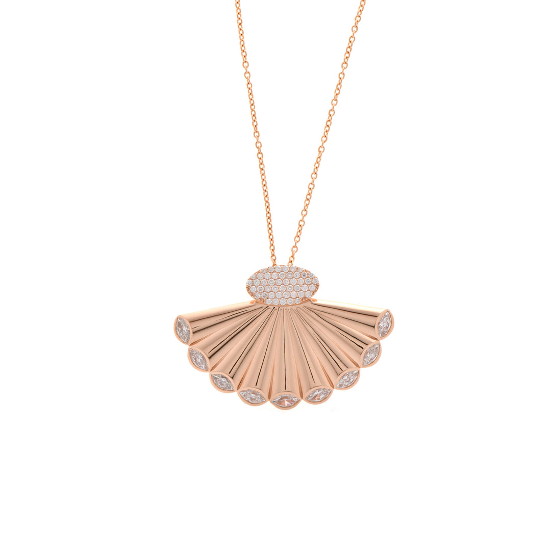 ETOILE Rose Gold Diamond Pendant