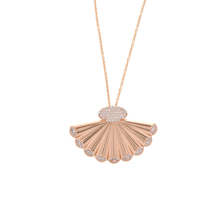 ETOILE Rose Gold Diamond Pendant