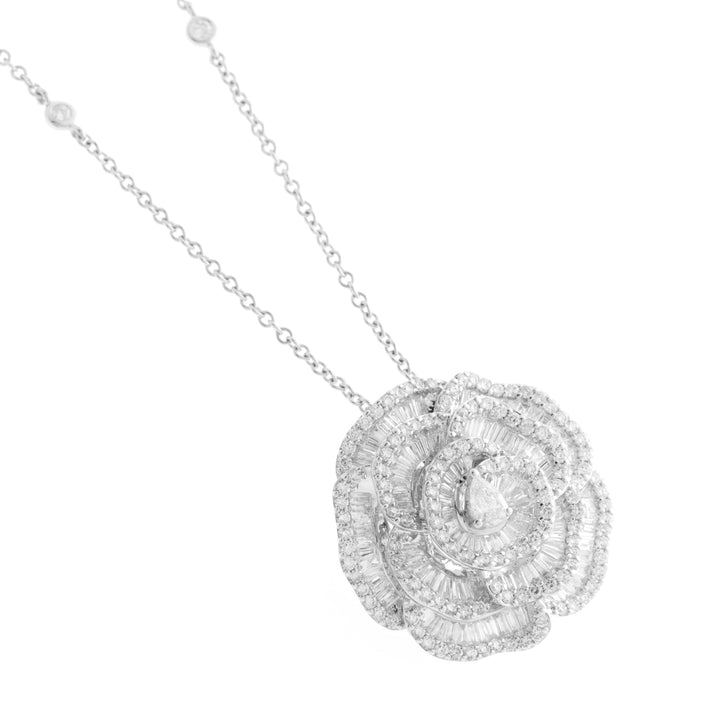 RONZA White Gold diamond Pendant