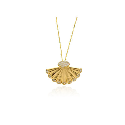 ETOILE Yellow Gold Diamond Pendant ETOILE Yellow Gold Diamond Pendant