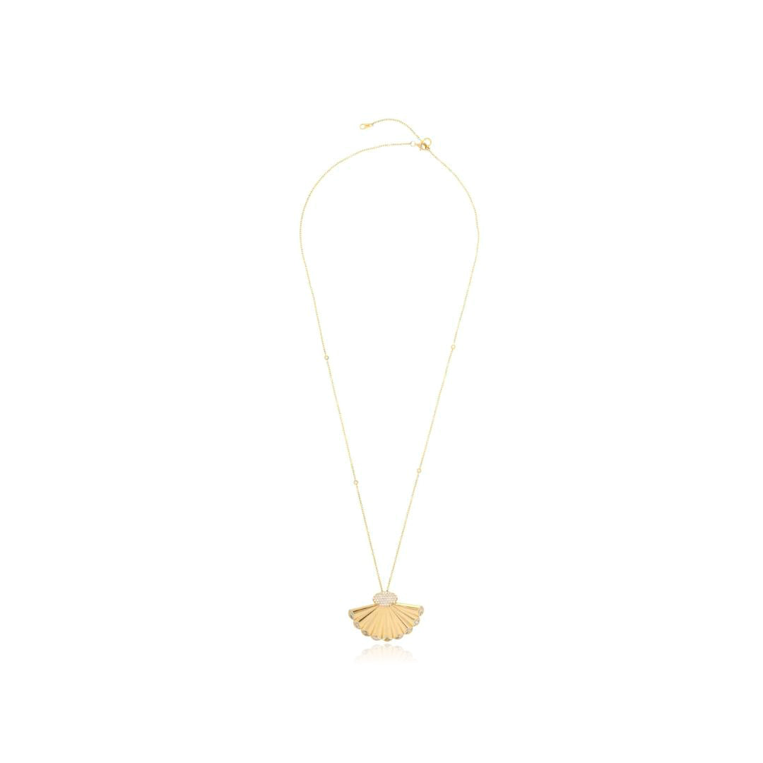 ETOILE Yellow Gold Diamond Pendant