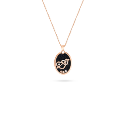  ICONS Rose Gold Diamond love Pendant