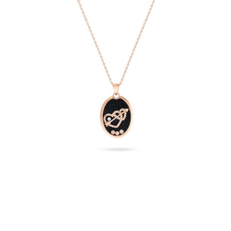 ICONS Rose Gold Diamond love Pendant