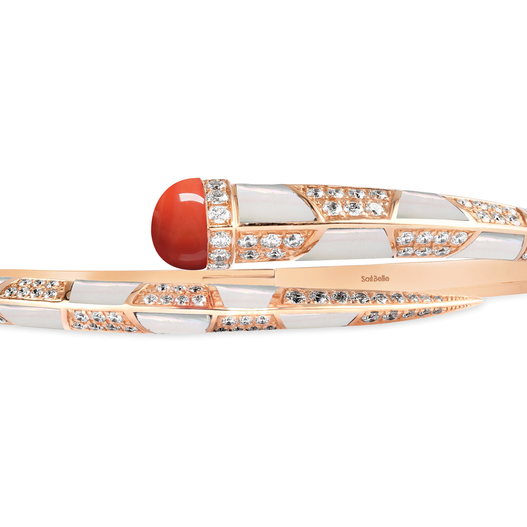 Rose Gold diamond Bangle 
