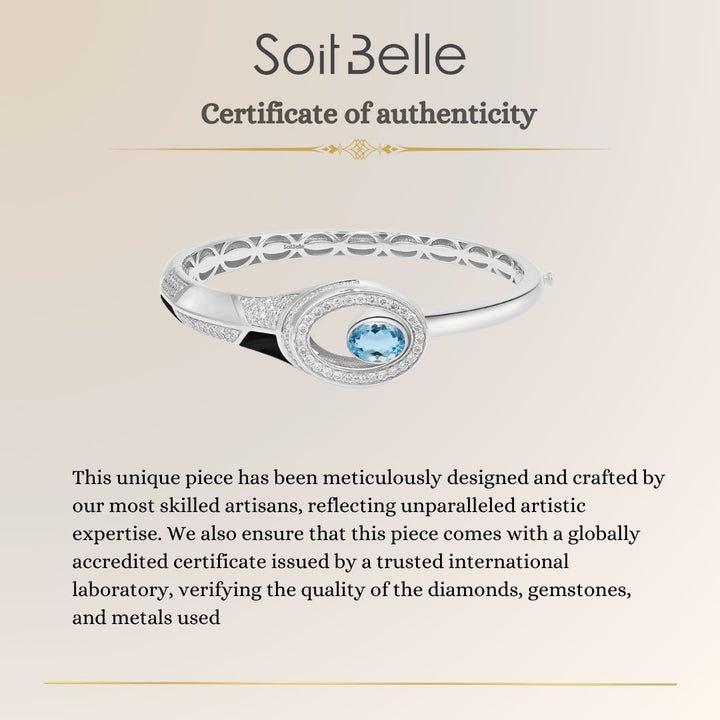White Gold Diamond Bangle