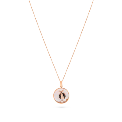  Rose Gold Diamond Coccinelle Pendant ICONS Rose Gold Diamond Coccinelle Pendant