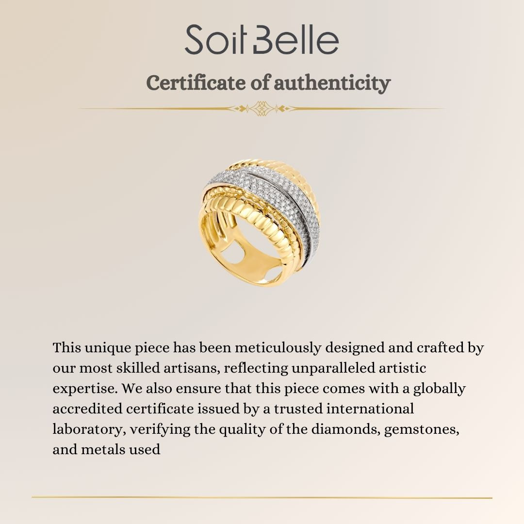 Yellow Gold Diamond Ring 