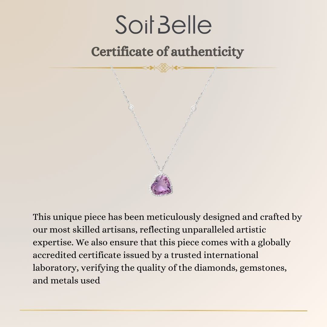 White Gold Diamond Pendant in Dubai