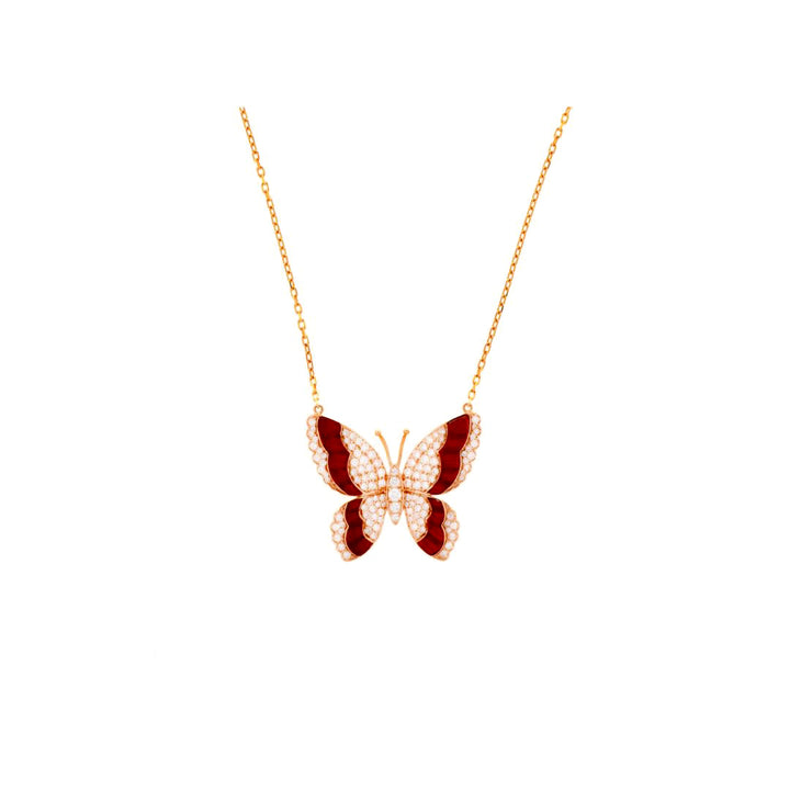 Rose Gold Diamond butterfly 