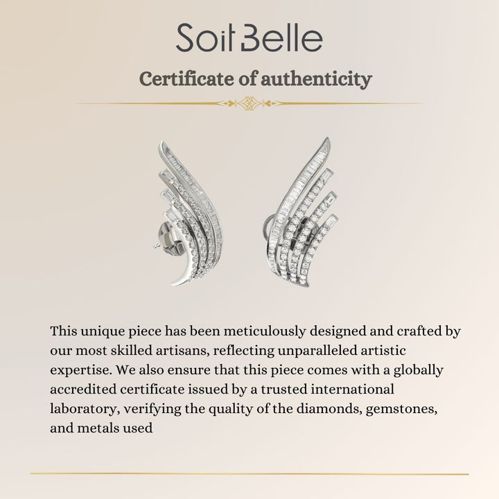  White Gold Diamond Earring  34