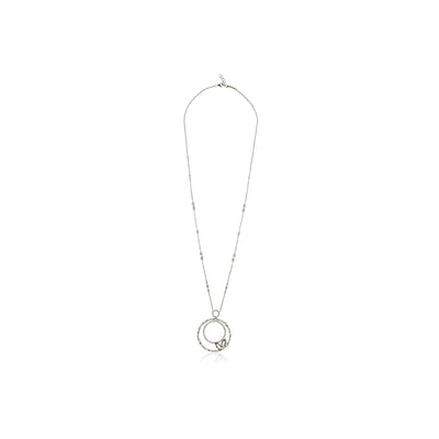 RONZA White gold diamond pendant