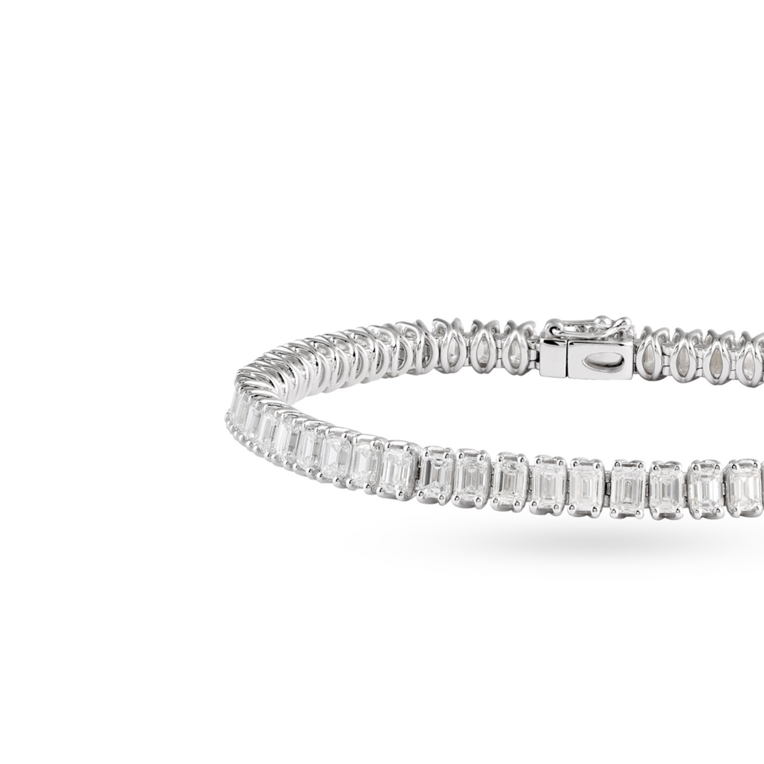Tennis Bracelet Emerald Cut