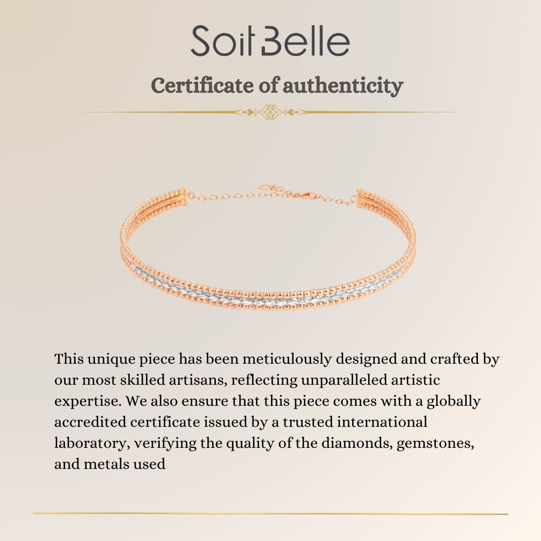 Lucien Rose Gold Marquise Diamond Choker