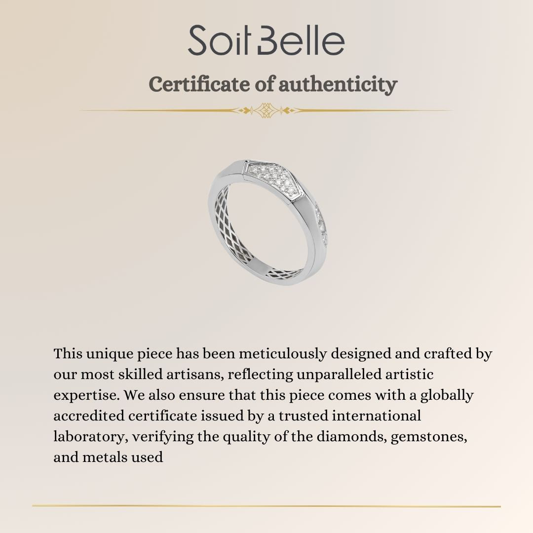 ETOILE Wedding band White Gold Diamond Ring