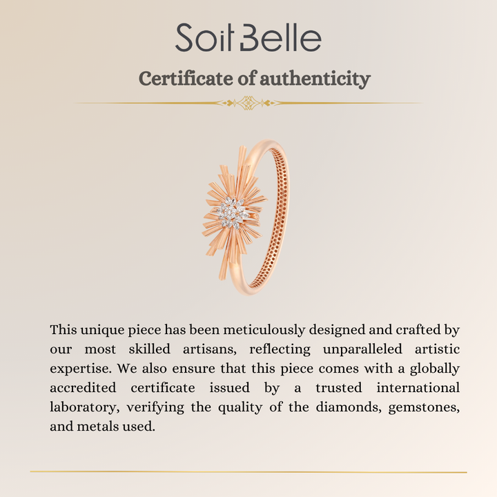 Rose Gold Diamond Bangle 