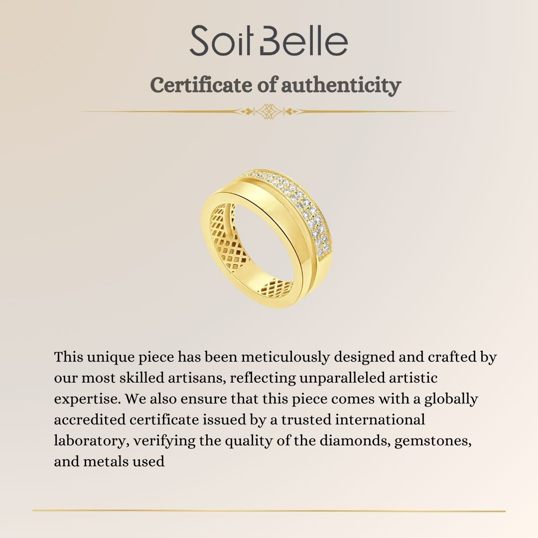 ETOILE Yellow Gold Diamond Ring