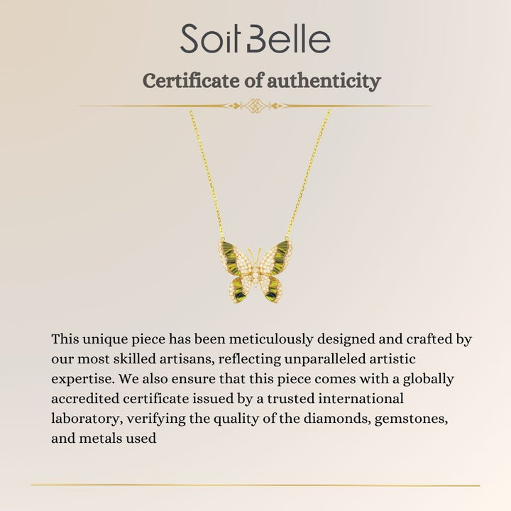 Yellow Gold Butterfly Pendant