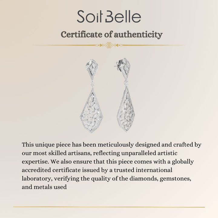 White Gold Diamond Earrings