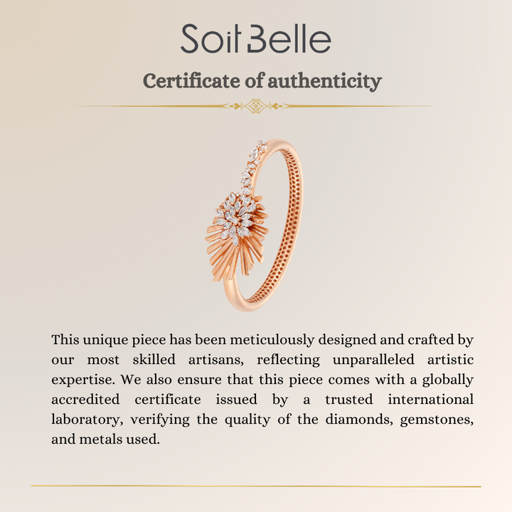 Rose Gold Diamond Bangle 