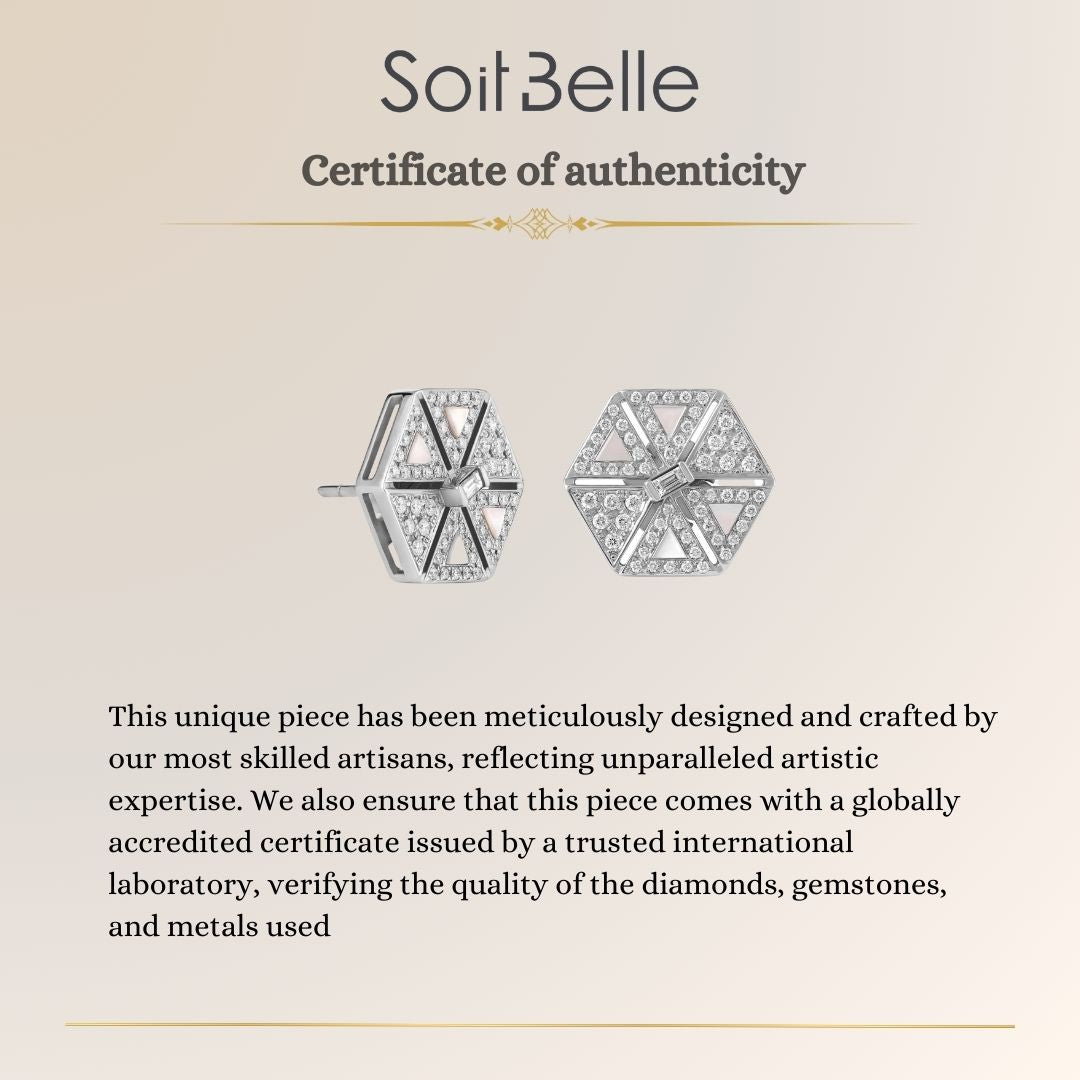 White Gold Diamond Earrings