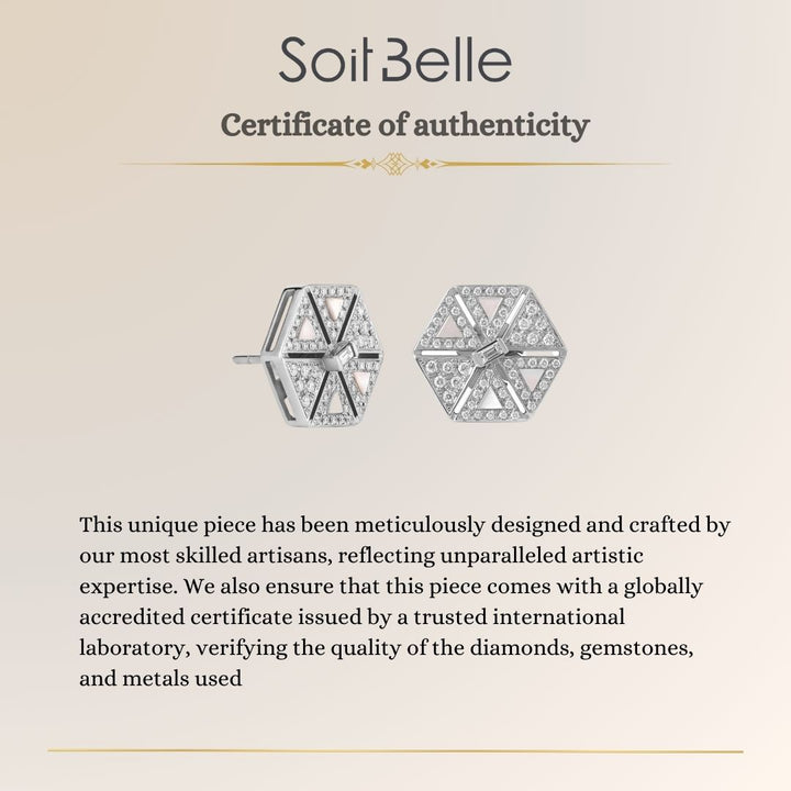 White Gold Diamond Earrings