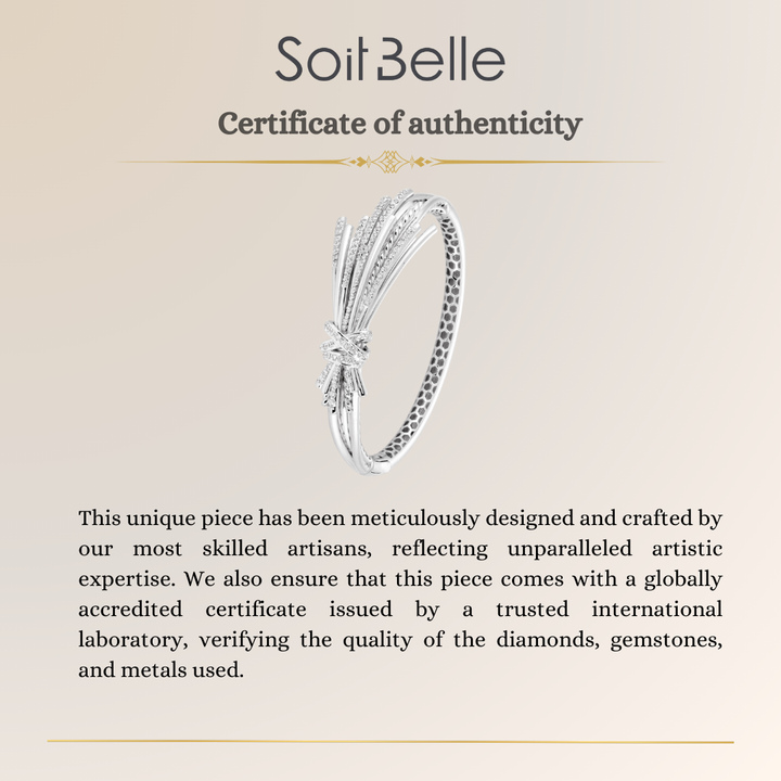 White Gold Diamond Bangle