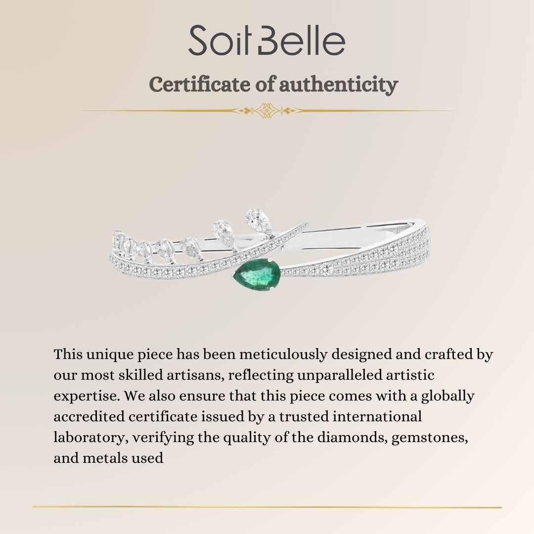 White Gold Diamond Bangle
