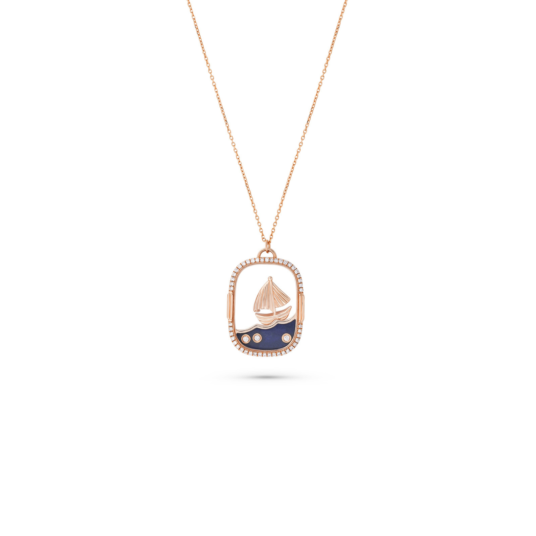 ICONS Yellow Gold Diamond Pendant