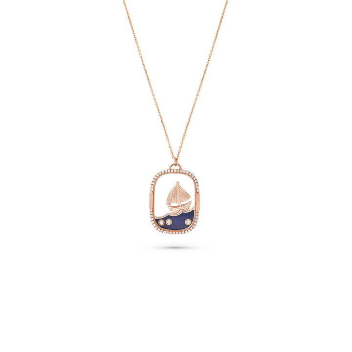 ICONS Yellow Gold Diamond Pendant
