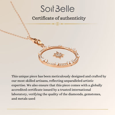 ETOILE Circle of Life Rose Gold Diamond Pendant