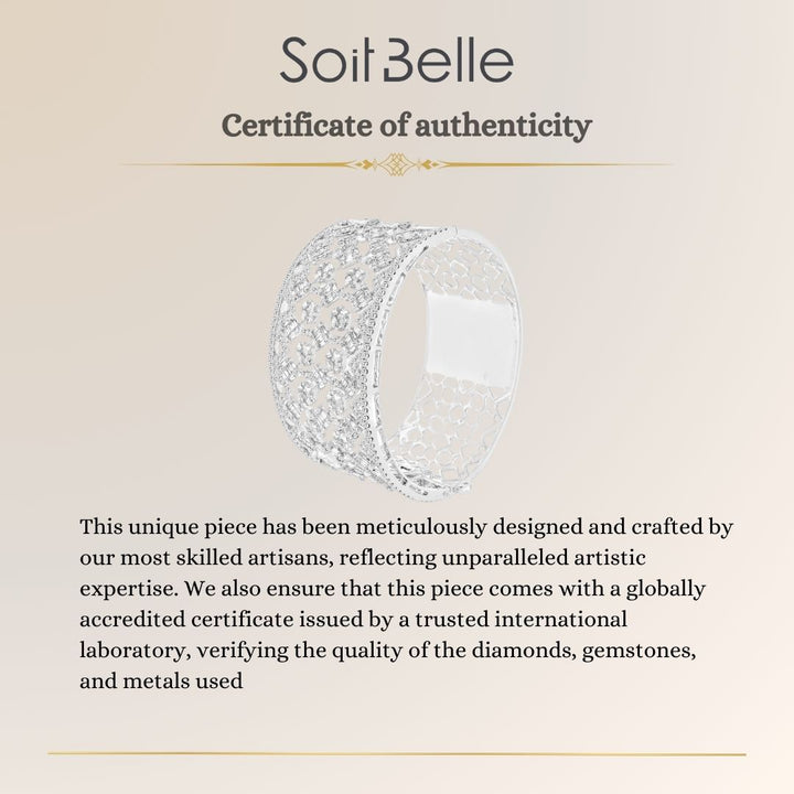 White Gold Diamond Bangle