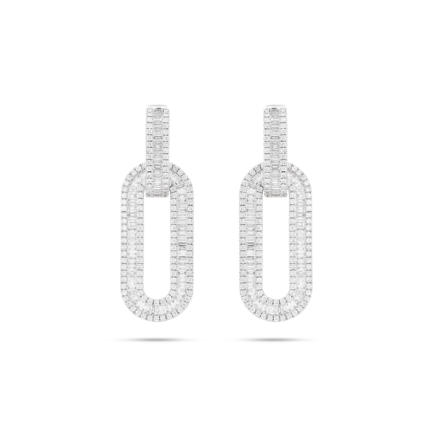 White Gold Diamond Earrings