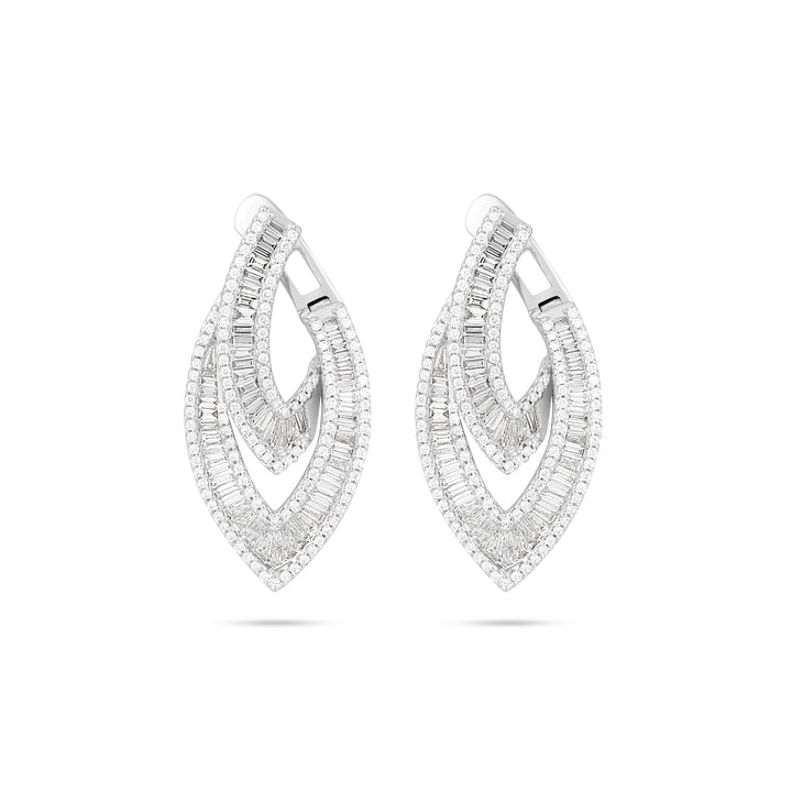 White Gold Diamond Earrings