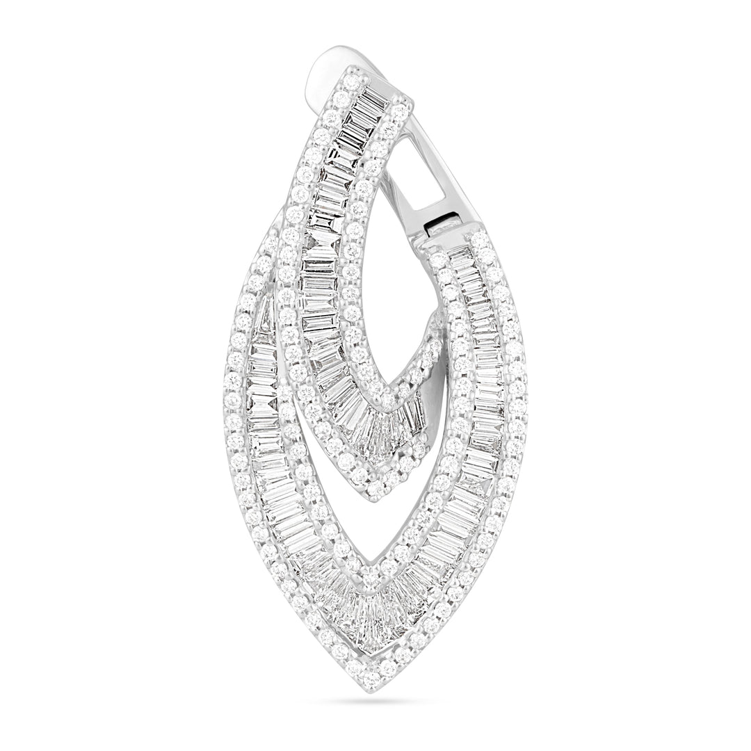 White Gold Diamond Earrings