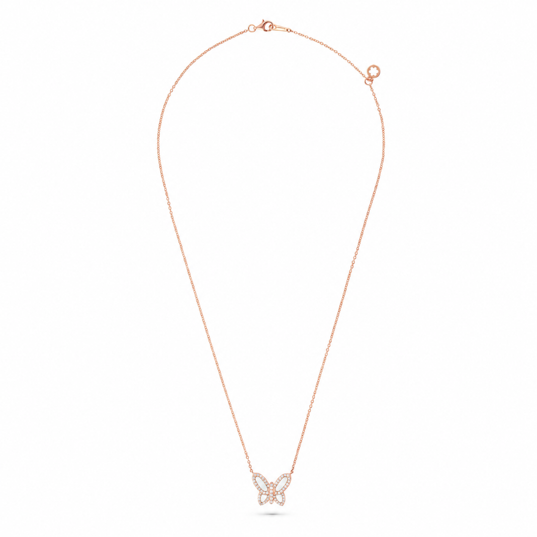 LA MINIERA Mother of Pearl Butterfly Pendant