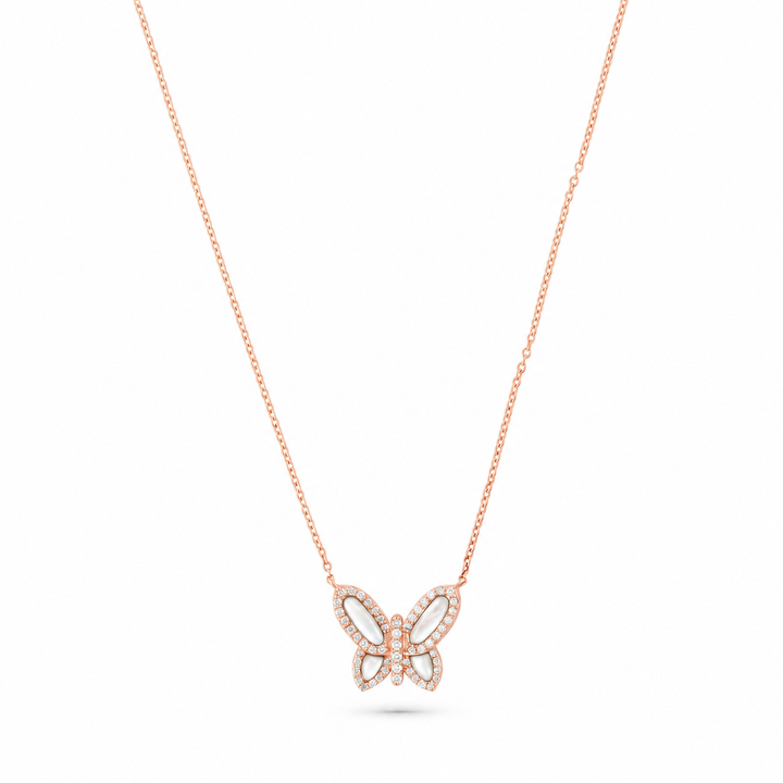LA MINIERA Mother of Pearl Butterfly Pendant