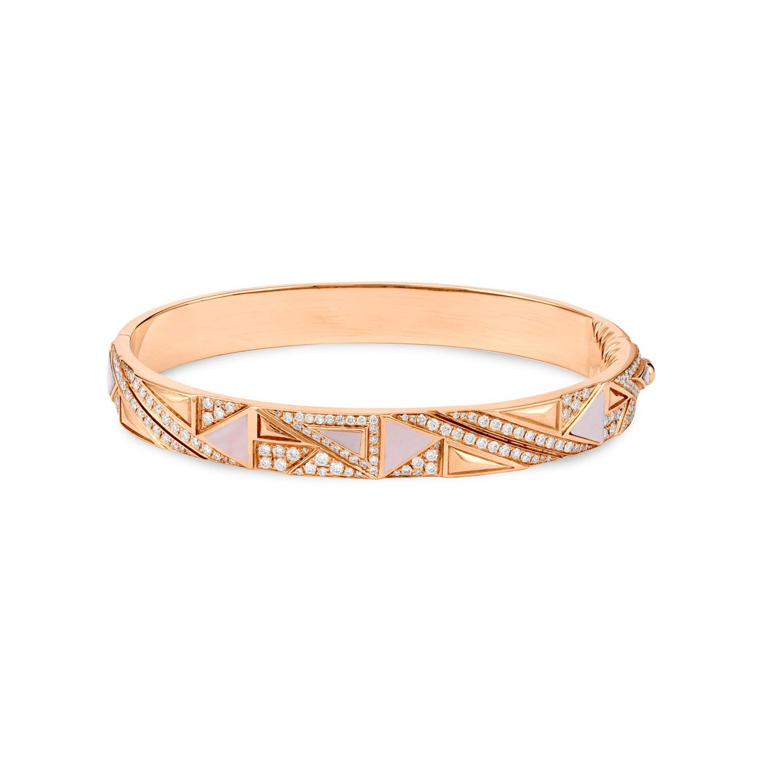 Rose Gold Diamond Bangle in Dubai