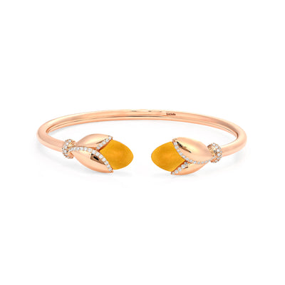 Rose Gold Diamond Bangle